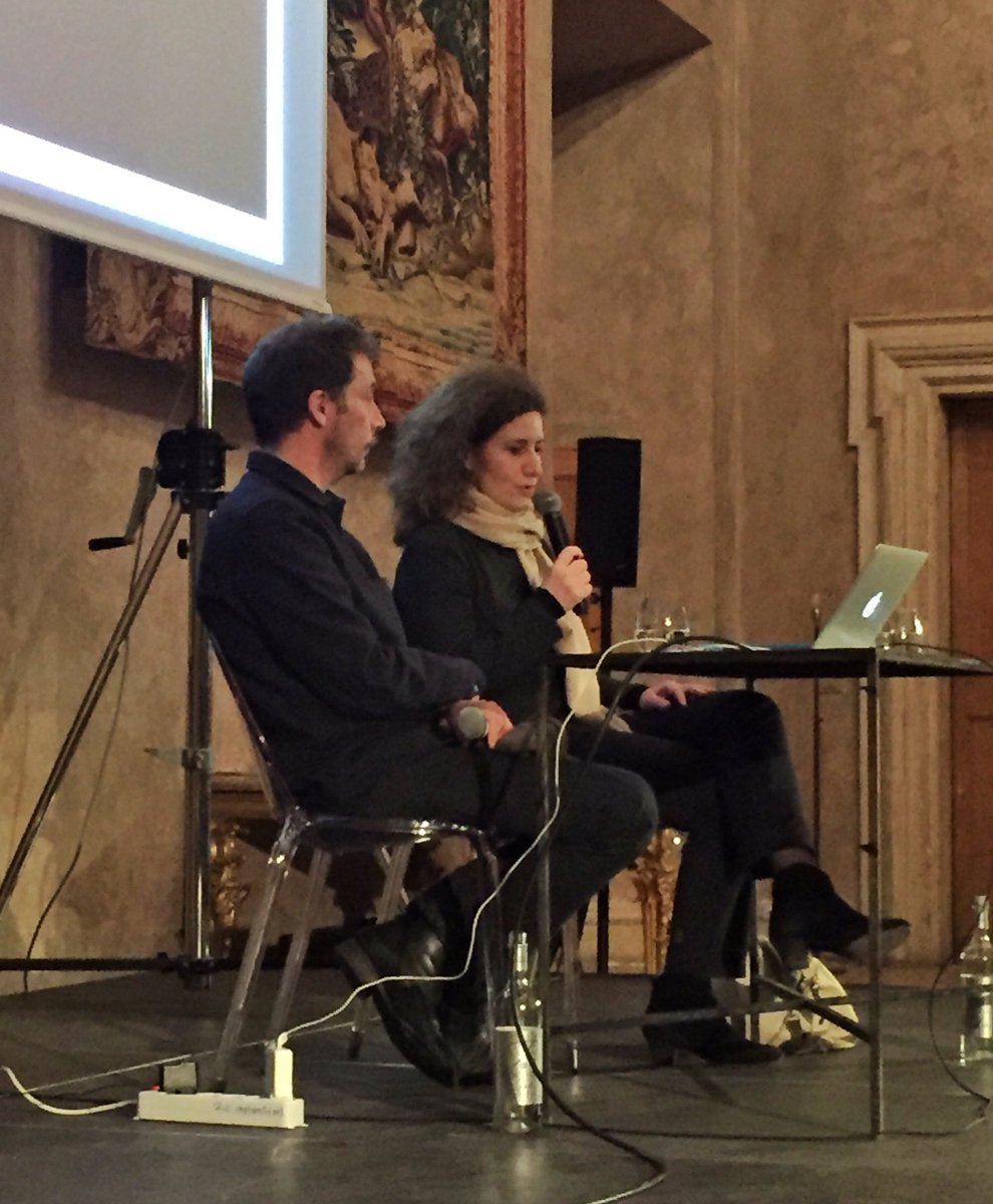 VillaMedicis's tweet photo. #EricBaudelaire et #MarcellaLista evoquent ensemble le projet #Apres qui se déroulait au @CentrePompidou en septembre 2017 https://t.co/tqWe9GaIDG