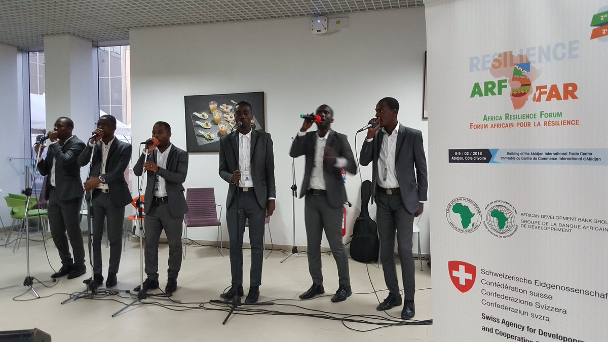 SIbryTapsoba's tweet photo. Exceptional performance of Heaven Singers at the AfDB 2nd Edition of the Africa Resilience Forum 2018! https://t.co/la7T1LRMlq