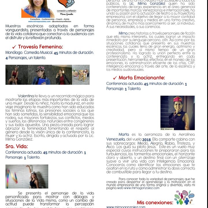 ConexionyReflex's tweet photo. Conferencias actuadas para empresas. Montajes teatrales que conectan con la audiencia en una forma creativa para reflexionar profundamente. https://t.co/wPRXqI3b2C