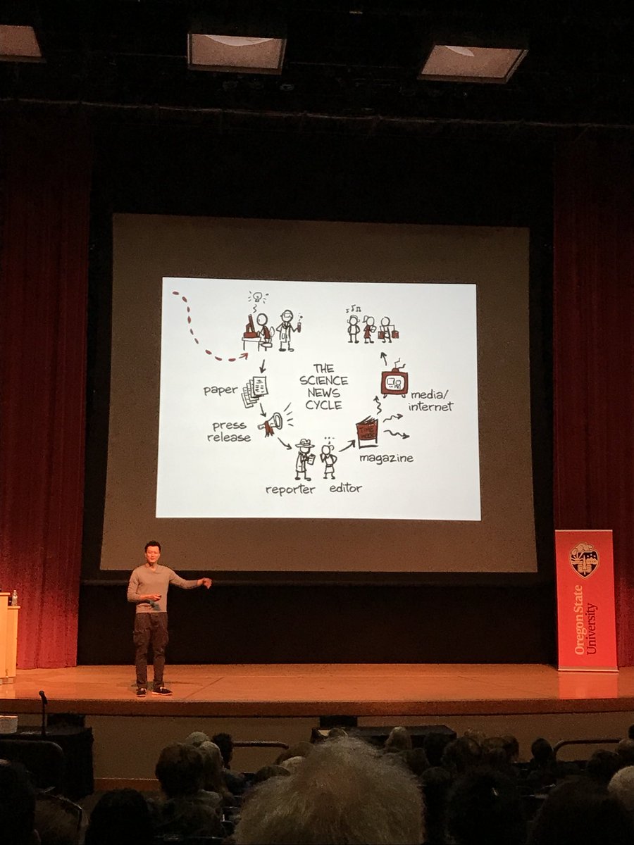NoorAlBader8's tweet photo. Talk by the the cartoonist Jorge Cham, the brains behind PhD comics, was truly inspirational this morning! https://t.co/BbNNVknSDQ