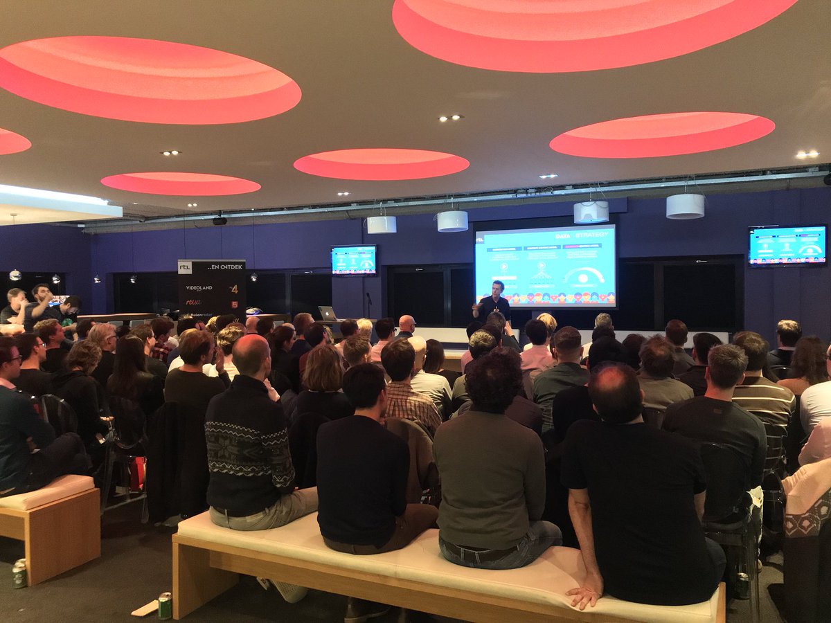 dodijk's tweet photo. Full house for PyData meetup @RTLNL! https://t.co/UXOZFSunu4 https://t.co/eKz2oL4Lny