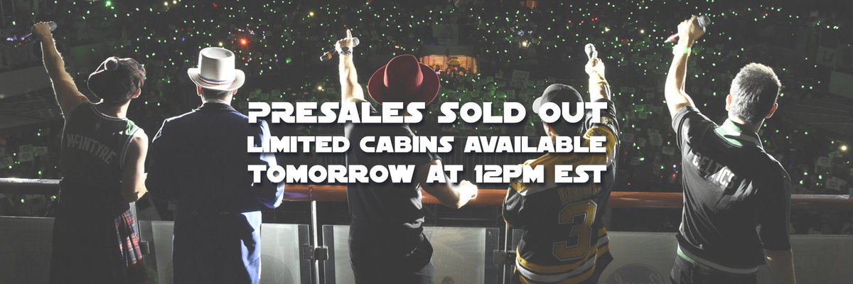 NKOTB's tweet photo. We are so excited for #NKOTBCruiseX! There is an extreme demand to #GetOntheBoat that pre-sales are currently SOLD OUT! Limited inventory will open up again at 12PM EST tomorrow February 9th during the General On-Sale https://t.co/rRhMxtgBgA