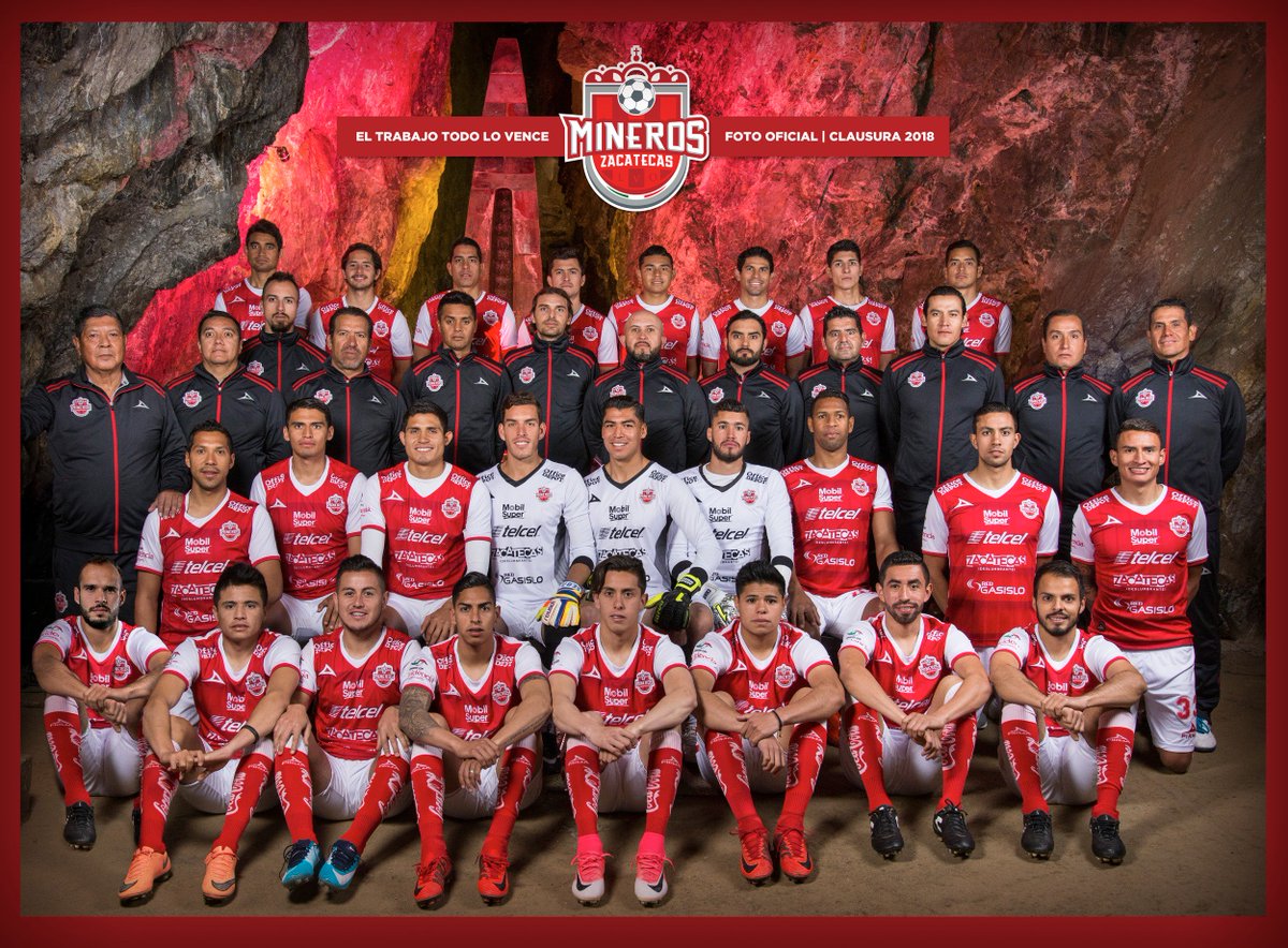 Afición les dejamos la 📸 oficial de nuestro equipo Mineros FC Zacatecas para el #CL2018 ⛏️ #NacimosSiendoMineros