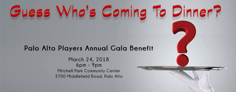 PaloAltoPlayers's tweet photo. Come celebrate with #PAPlayers & see all the surprises we have in store! Tix are on sale NOW for our annual gala on SAT 3/24 - Guess Who's Coming To Dinner?!
For tix & more info, visit our #Gala page at: https://t.co/g317YuyhXR. πππΎπ₯
#PAPGala2018 #GuessWhosComingToDinner2018 https://t.co/mSLSqJrF3F
