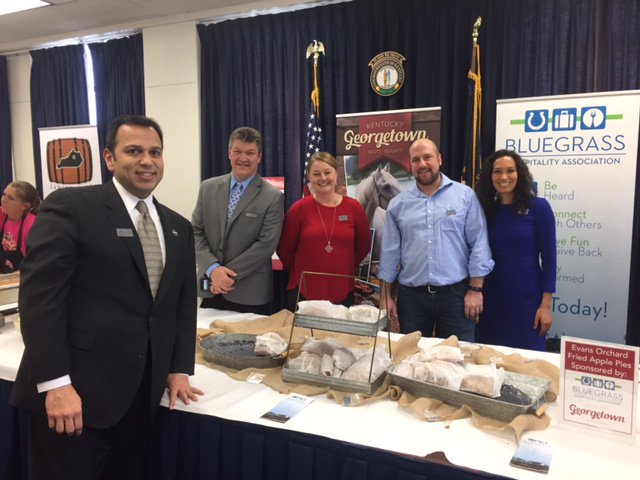 BHAhospitality's tweet photo. Thank you Senator Alvarado for coming to the @BHAhospitality lunch at #DestinationFrankfort18! https://t.co/SOPfTHzMZj