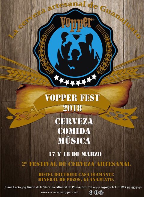 VisitPozos's tweet photo. #SiTuviera20otraVez me iba a celebrar desde ahorita el #VopperFest2018 de @CerveVopper en Mineral de Pozos.
¡El mejor festival de cerveza🍺 llega en marzo para hacer más mágico este bello pueblo de Guanajuato y no te lo puedes perder! https://t.co/dETtaNBIs4