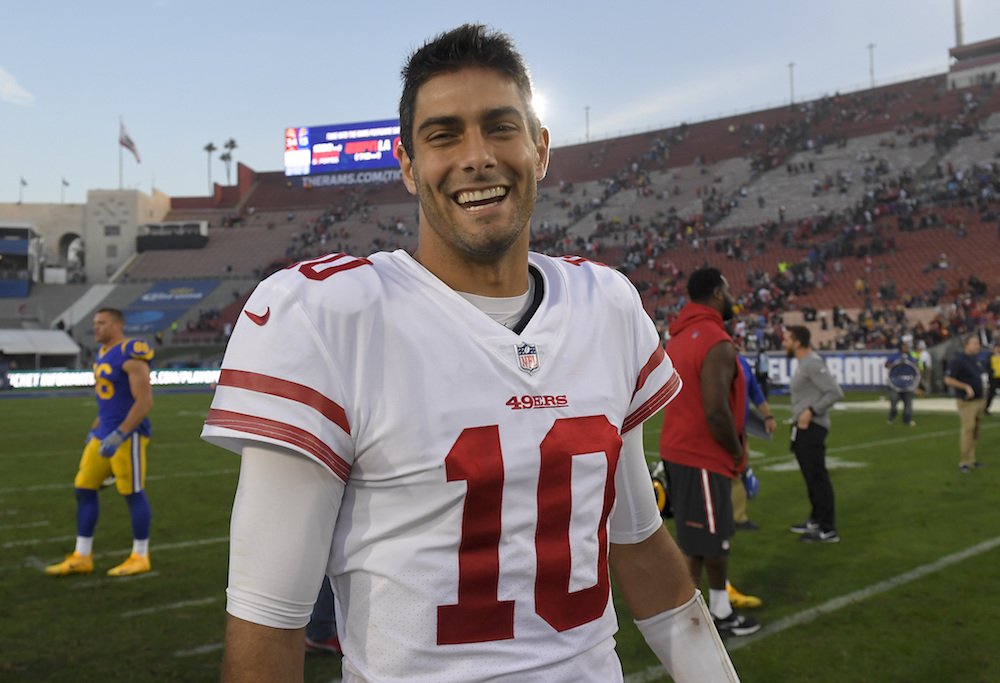 Breaking: 49ers sign Jimmy G to 5-year, $137M deal, per <a href="/MikeGarafolo/">Mike Garafolo</a>