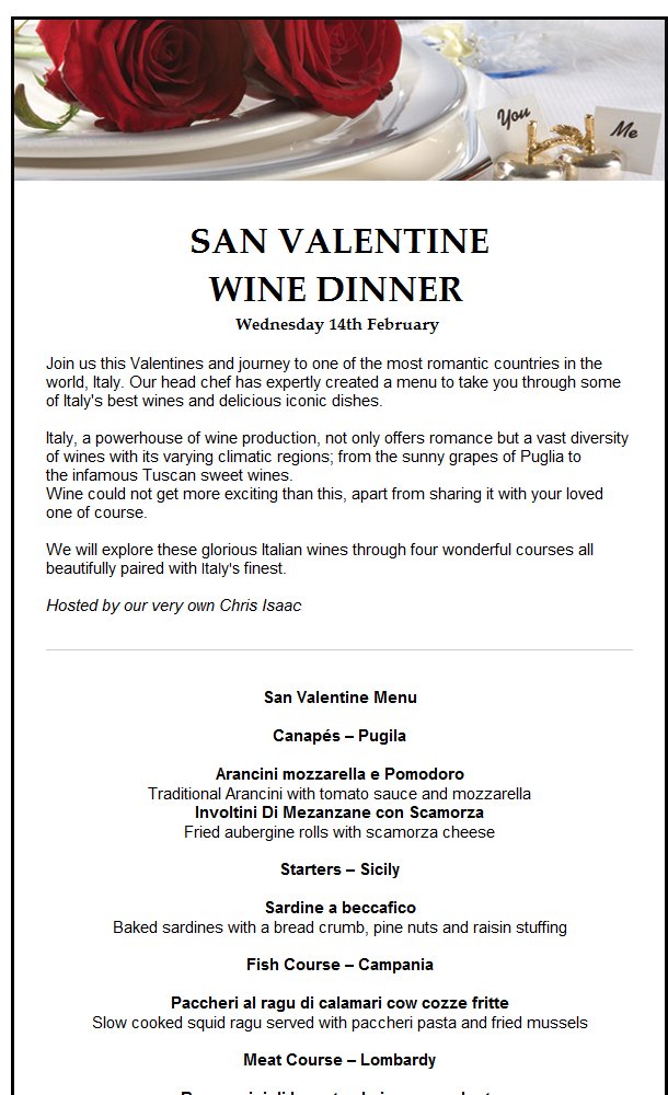 GlasshouseNM's tweet photo. Wine Dinner San Valentine Special https://t.co/kiRswyvb17 https://t.co/QNV3DjKF1L
