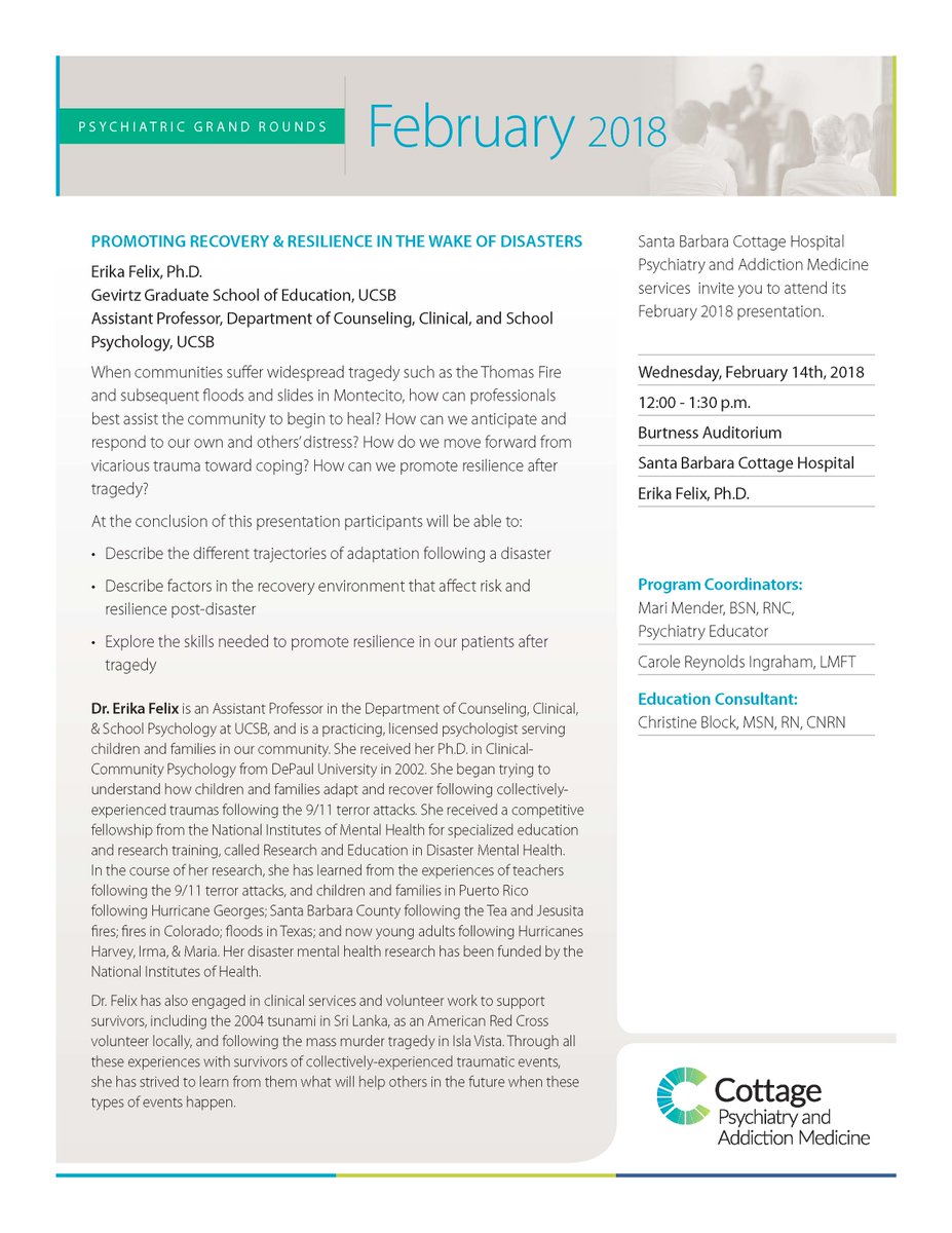 Cottage Health On Twitter Join Us For A Presentation On