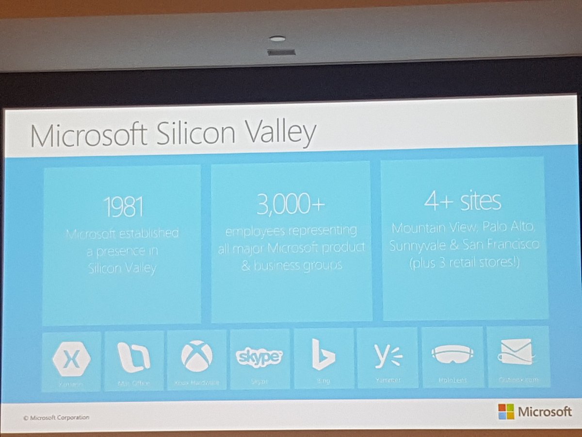 Interesting to hear about Microsoft's story in Silicon Valley <a href="/TgsValley/">Townley Silicon Valley</a> @TownleyGrammar