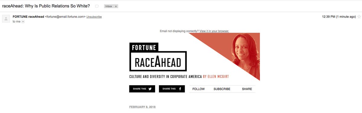 AngieWorldOrder's tweet photo. I just got this email and laughed loudly and asked myself the same question. #PRSoWhite https://t.co/hI8osag1R8