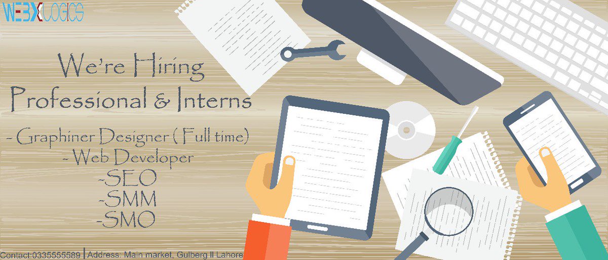 webxlogics's tweet image. We&apos;re looking for some genius, Creative &amp;amp; Energetic people. 

If you&apos;re then don&apos;t waste your time &amp;amp; inbox us your resume on &quot;careers@webxlogics.com&quot;

#Webxlogics #software #solutions #technology #creators #innovators #techies