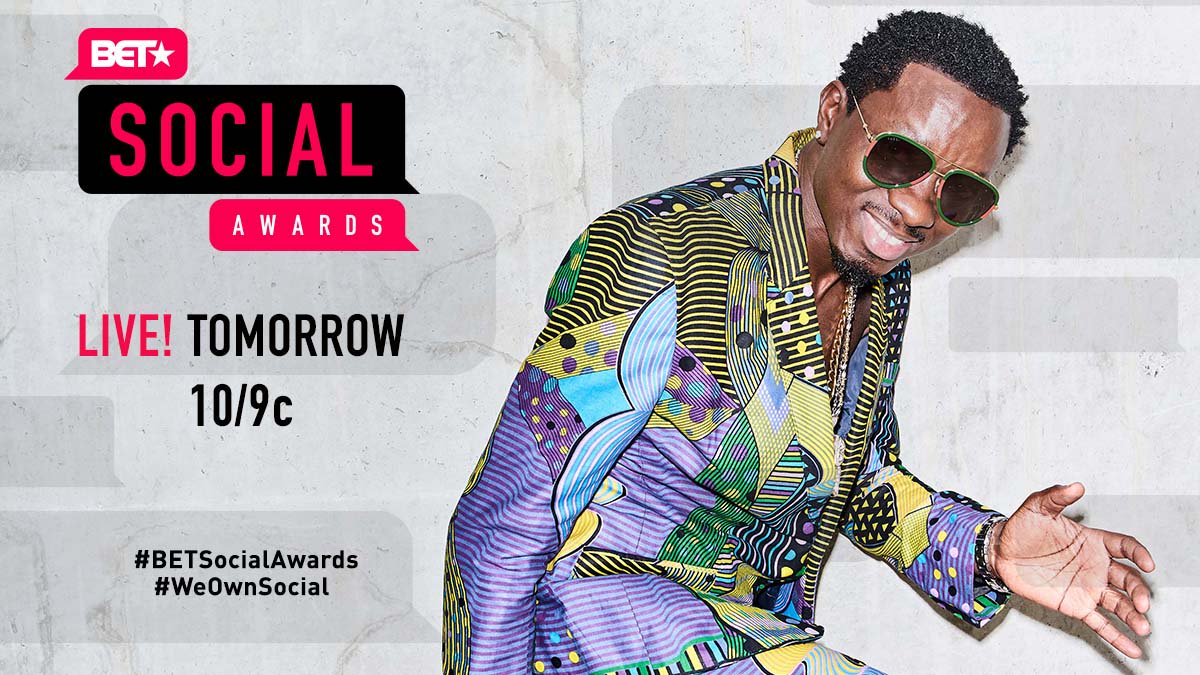 BET's tweet photo. All roads lead to the #BETSocialAwards happening TOMORROW LIVE from Atlanta, GA at 10/9c! Be ready - our host @MichaelBlackson will not be holding back! #WeOwnSocial https://t.co/Tu7H7ysVO6