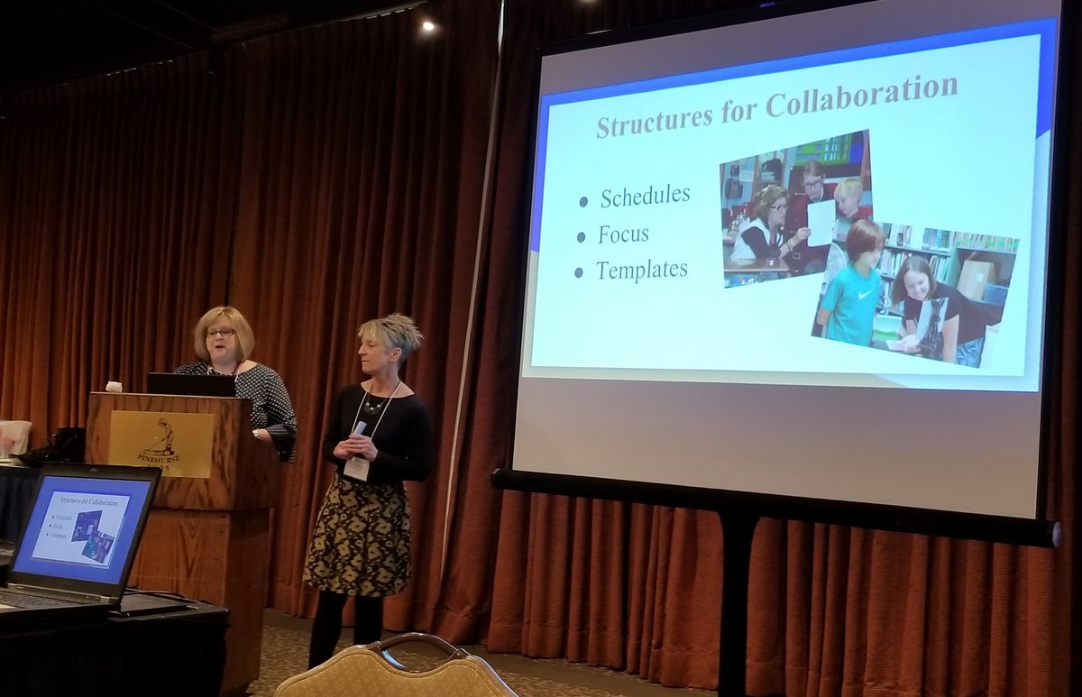 Ms. Cain and Mrs. Sellinger are fantastic presenters at NC ASCD! #theACSway