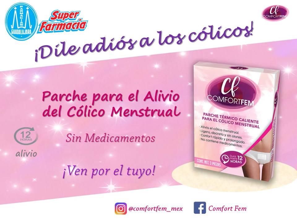 ComfortFem_Mex's tweet photo. Ya puedes encontrar nuestros parches en Farmacias Guadalajara!
Prueba y enamórate de nuestro delicioso parche. Adiós a los Cólicos x 12hrs
¡Ven por tu #Comfort Fem!
#Mujer #FarmaciasGuadalajara #GDL #Jalisco #Tapatía #Mujeres #Feliz #Menstruación #Cólico #Happy #Love #Amor #Girl https://t.co/LQtA22VOhn