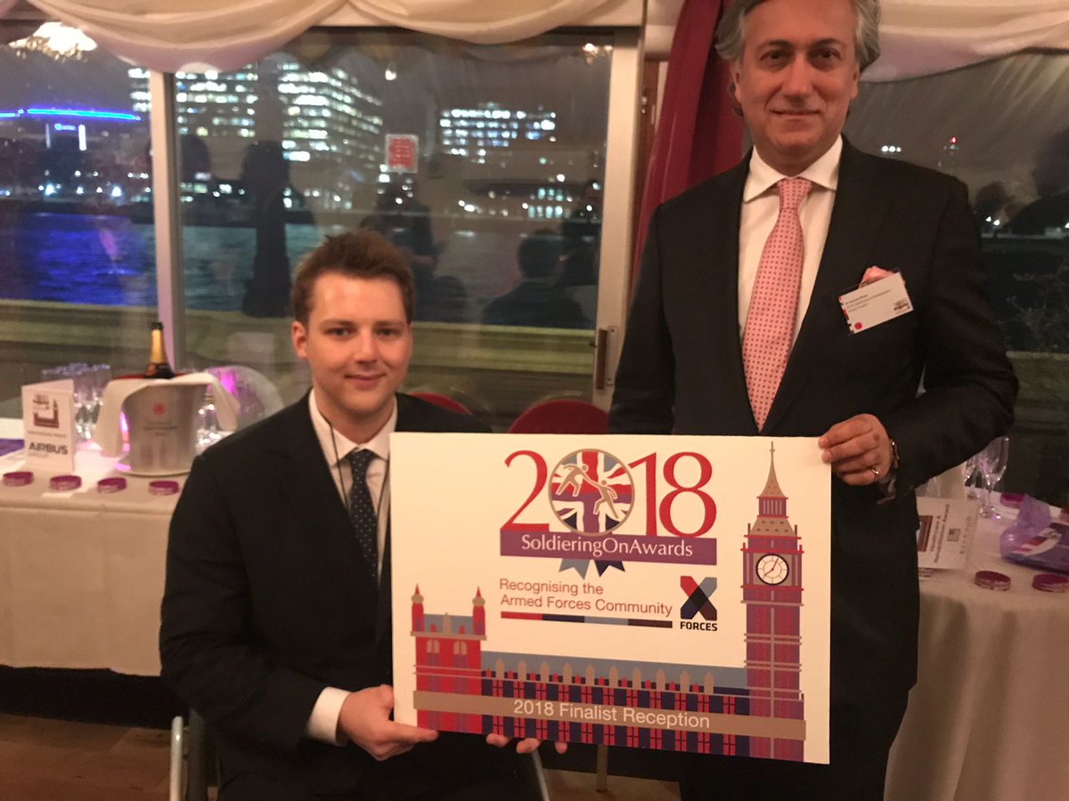 It's so good to see <a href="/DrKhanTBT/">Dr Khan Turn Back Time</a> recognised for the incredible work that he does at <a href="/harleystskin/">Harley Street Skin</a> for injured soldiers. Tonight he is at the <a href="/SoldierOnAwards/">Soldiering On Awards</a> finalist reception this evening in the <a href="/UKHouseofLords/">House of Lords</a> with Back On Track patron <a href="/MarkRacingAllen/">Mark Allen</a> #SOAwards2018