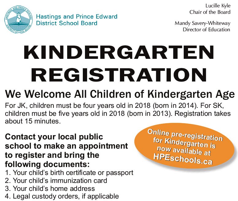 Hast. and Pr. Ed.DSB on Twitter "Kindergarten Registration online preregistration is now