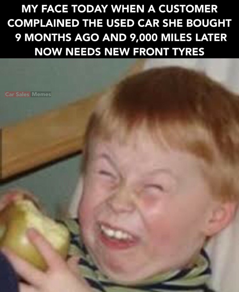 Car Sales Memes On Twitter How S Your Day Been Wearandtear