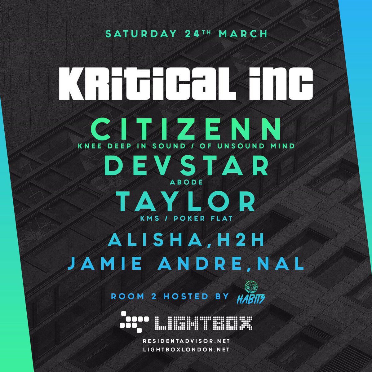 theravenet's tweet photo. Oh yes @KriticalInc line up is looking strong! https://t.co/Qh1lvQ7CNn