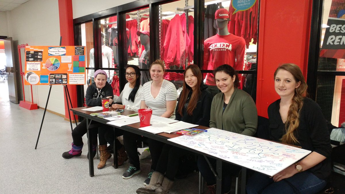 #TRmonth events continue! #senecaTR info booth every Thurs in connection cafe! (11-2pm)