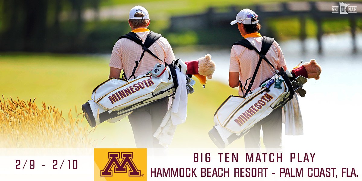 GopherMGolf's tweet photo. The #Gophers head to Florida to take on the rest of the Big Ten. Read a preview here: https://t.co/rKsLbDWTK7 https://t.co/avmZZbn0Og