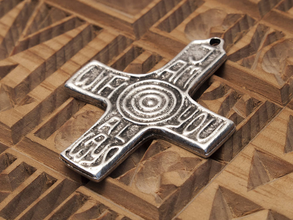 TabithaStudio's tweet image. J Am With You Always - Cross, Christian Jewelry, Christian Gifts etsy.me/2nU3qpW #supplies #silver #religious #silverfilled #cross #jamwithyoualways #jesus #god #lord