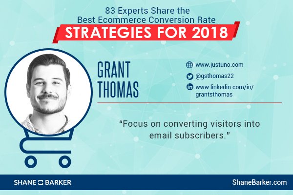 justunosocial's tweet photo. 83 Experts Share the Best Ecommerce Conversion Rate Optimization Strategies for 2018 [Expert Roundup] Some of the best minds in Ecommerce are in here! Read up!

https://t.co/F1Nlk4HNre https://t.co/ZXueSzLrG7
