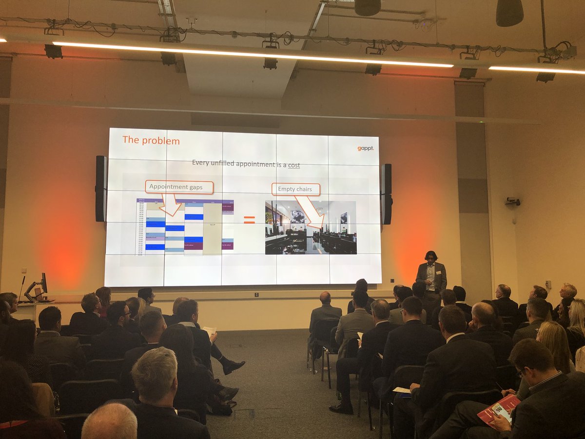 pauljnorbury's tweet photo. How do you fill that gap in the appointment book? @gappt targets last minute consumers to book with hairdressers, dentists, etc in a high speed offer/accept booking process.  #ScaleMidlands https://t.co/LnESFL4HZP