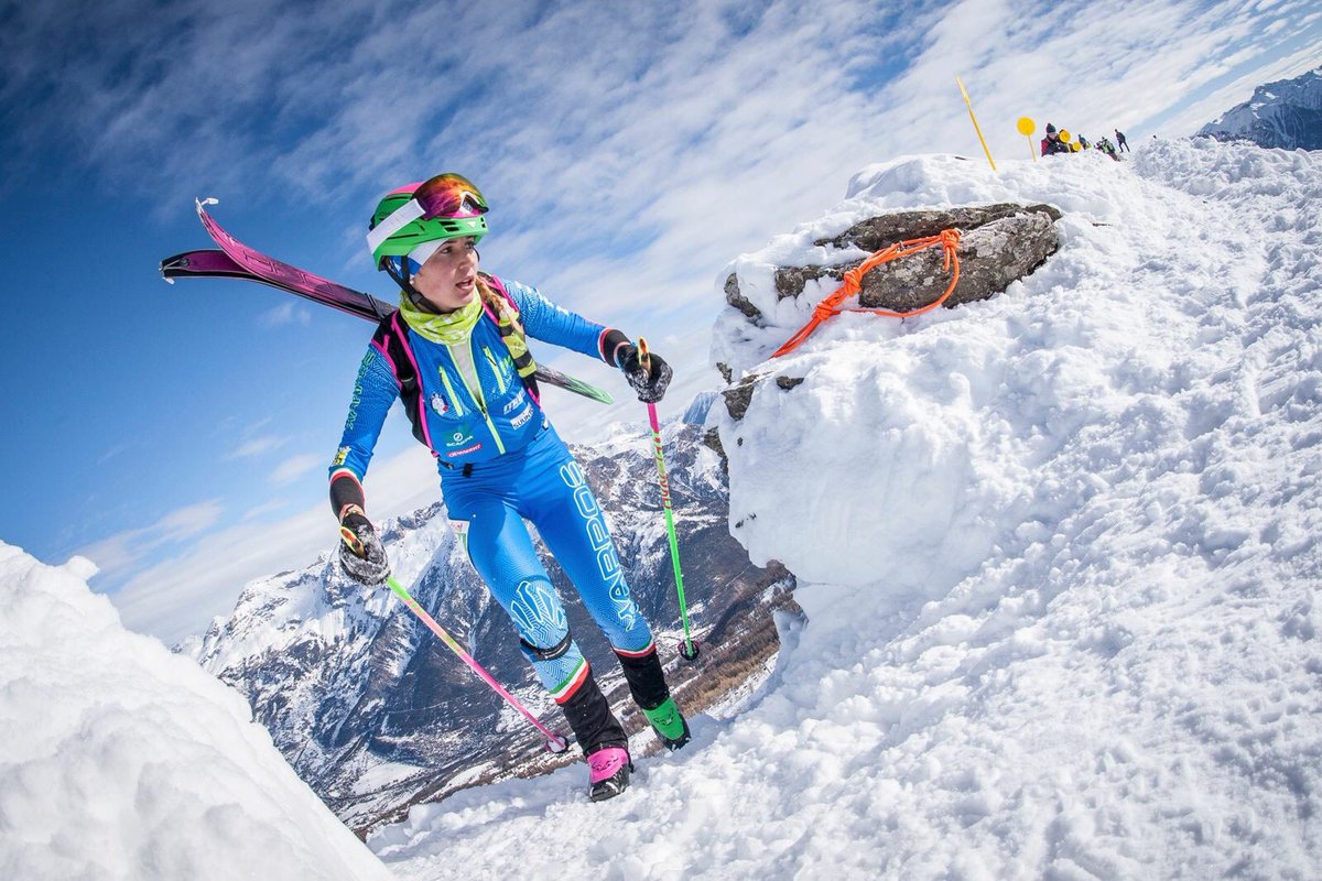 AlbaDeSilvestro's tweet photo. Uhuh🤩 finally I do it 3^place in individual race🔥🤗 @VisionOfEmotion @dynafitNA @KarposOutdoor @adidaseyewear #mountopia #speedup #skimogirl #idoitmyway https://t.co/XIHGiqkLjg