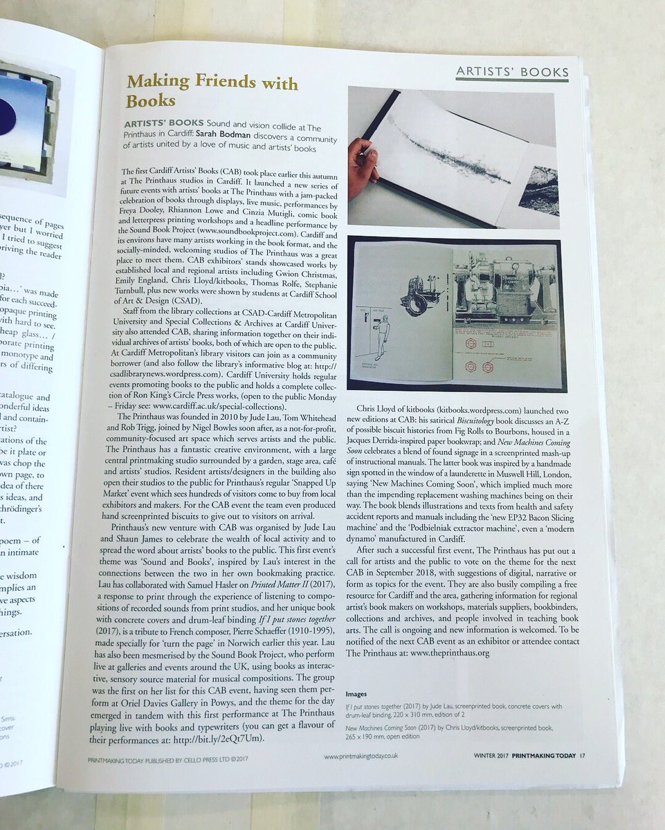 Cardiff Artists Book tweet media