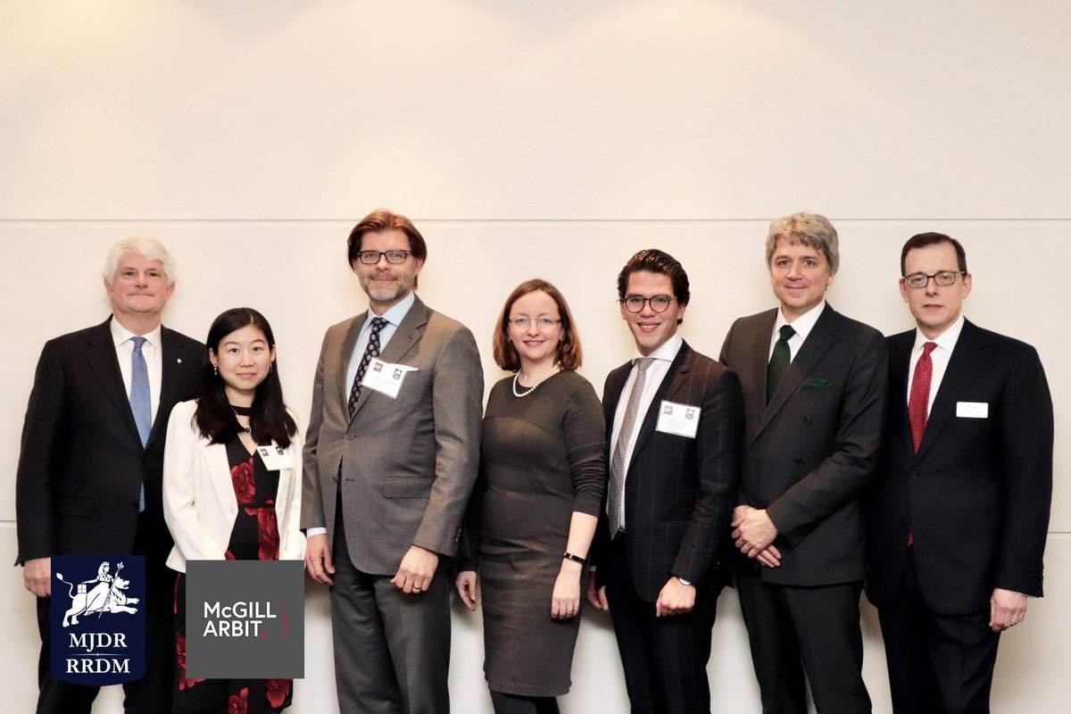 MJDR_RRDM's tweet photo. The 4th annual International Arbitration Symposium, hosted by @Osler_Law, was a hit! Big thanks to our hosts and panelists: @CarolineRichard of @Freshfields, Kun Fan of @LAWMcGill, Me Martin J Valasek of @NLawGlobal, &amp; Sylvain Lussier of @Osler_Law #arbitration @ArbitrationScty https://t.co/AEZxTQylfm