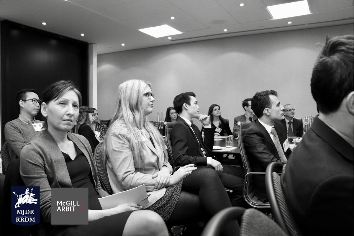 MJDR_RRDM's tweet photo. The 4th annual International Arbitration Symposium, hosted by @Osler_Law, was a hit! Big thanks to our hosts and panelists: @CarolineRichard of @Freshfields, Kun Fan of @LAWMcGill, Me Martin J Valasek of @NLawGlobal, &amp; Sylvain Lussier of @Osler_Law #arbitration @ArbitrationScty https://t.co/AEZxTQylfm
