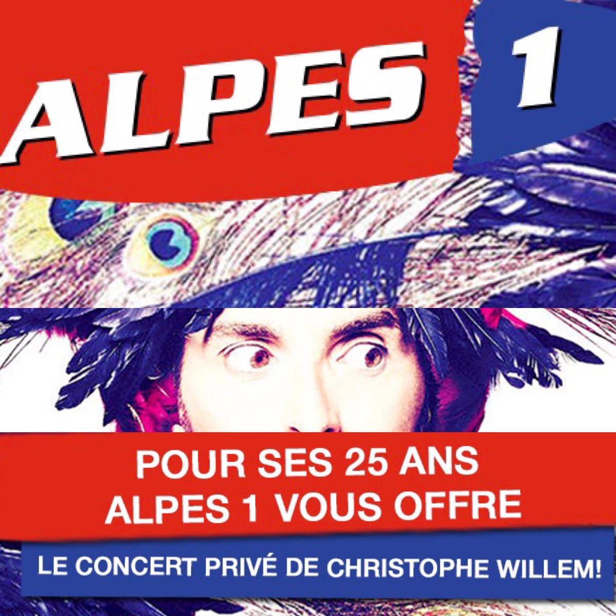 cwillem's tweet photo. Vous êtes dispo demain? Avec @manuelapromo et toute l’équipe on vous donne rdv pour les 25 ans de @alpes_1 ambiance #Rio #live pour un concert très privé :-) https://t.co/vesIZBmFEY