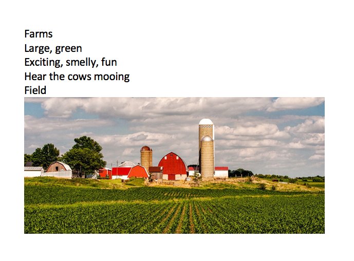 MsEmilyHaywood's tweet photo. Today in Methods of Teaching Early Literacy class, we explored with vocabulary through poems! Here are some of the poems centered on the thematic unit of Iowa #UNILitEd https://t.co/PI3qCWz7hk