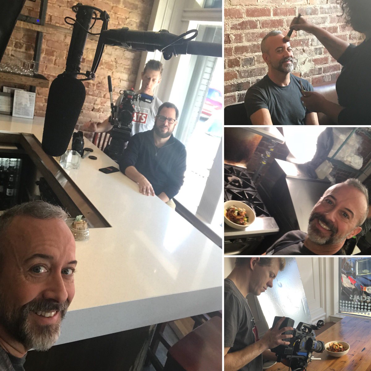 RadialCafe's tweet photo. Wrapping now in College Park - Atlanta Eats film shoot.  What an amazing &amp; talented crew!!@AtlantaEatsTV @RadialCafe https://t.co/J1fyyAOn2b