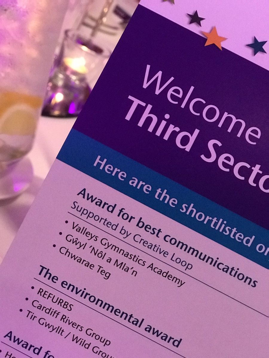 creative_loop's tweet photo. Looking forward to the Third Sector Awards Cymru tonight. Good luck to all the nominees #TSACymru https://t.co/ykShNd9BnO