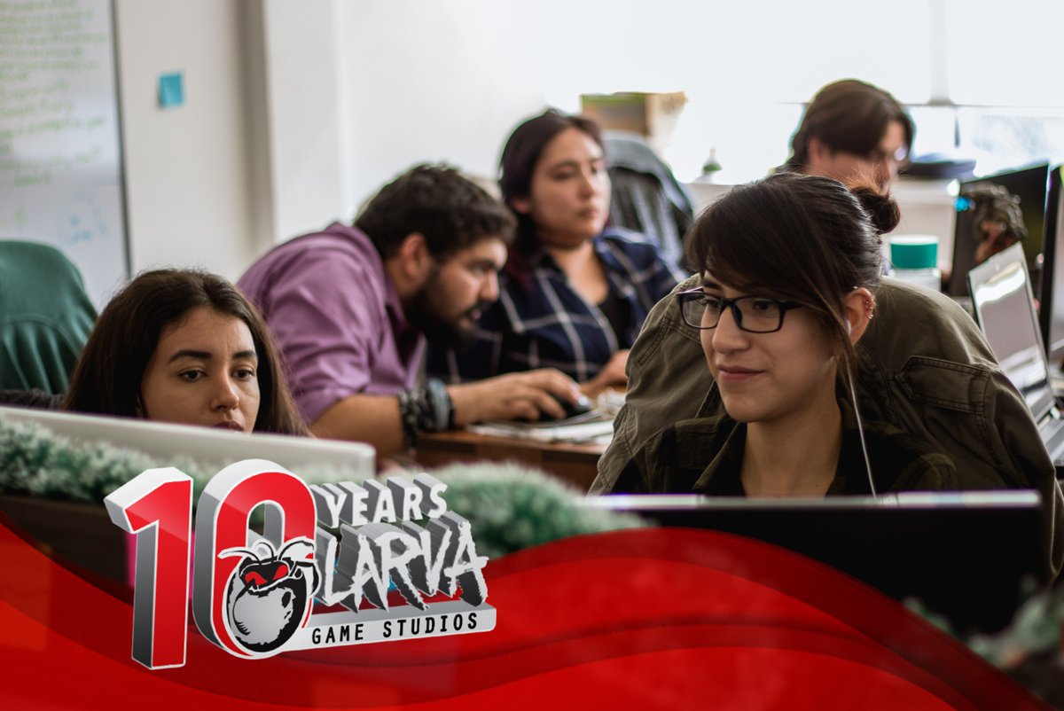 Did you know that in Larva Game Studios we support gender equality? 53% of our staff is female. #GirlsBehindTheGames