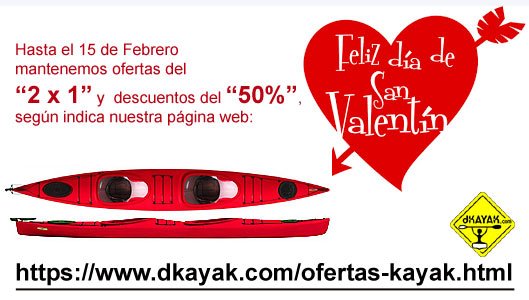 Kayakismo's tweet photo. #KayakDeMar #ConPareja #SanValentin #Oportunidades https://t.co/wssQjcu9FK