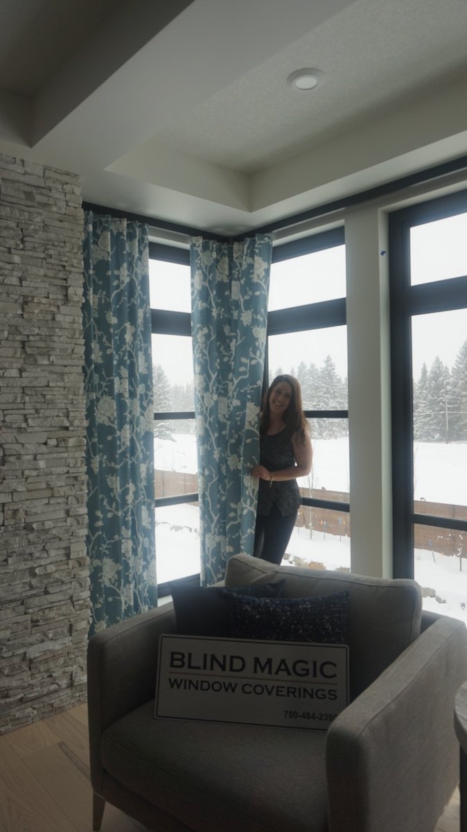 BlindMagicEdm's tweet photo. What an honour to work with @AvertonHomes on this @FHLottery home. Those draperies though... https://t.co/0DenhTMbkh