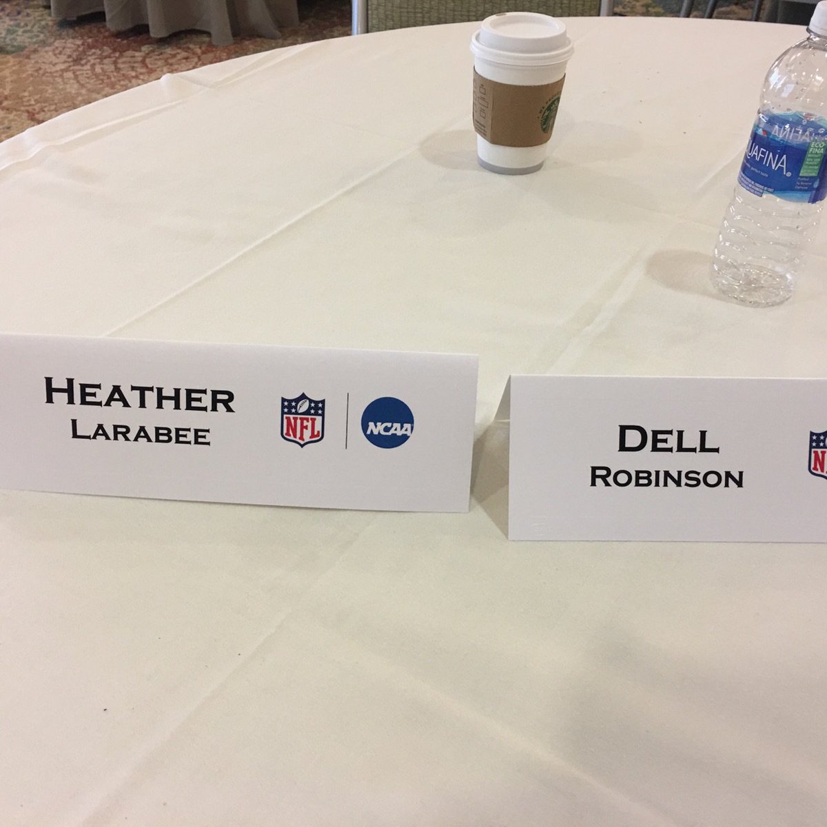 spelmanjohnson's tweet photo. Thank you @NCAA-NFL Coaches Academy for having us! We hope everyone enjoyed our session today on the coaching search process! #ncaa #nfl #coching #intercollegiateathletics #spelmanjohnson #jobsearch https://t.co/SpRbNfAh3l