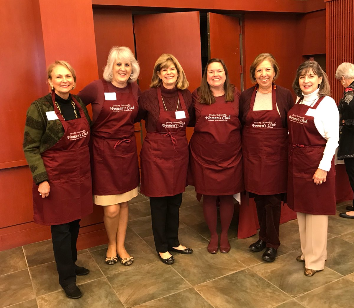 The <a href="/Trinity_U/">Trinity University</a> Women’s Club heard from @TU_President19 today about the Trinity of tomorrow. Thank you for talking with our group of staff, faculty, spouses, alumni, and friends of Trinity. Look at all that #TUMaroon #TigerPride