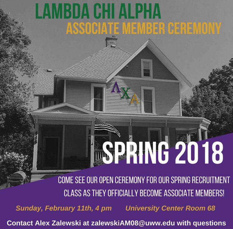 UWWGreeks's tweet photo. Support @LCAwhitewater this Sunday at 4pm in UC 68! Contact zalewskiAM08@uww.edu if you are interested in going or have any questions! https://t.co/Zoy2PQ66mR