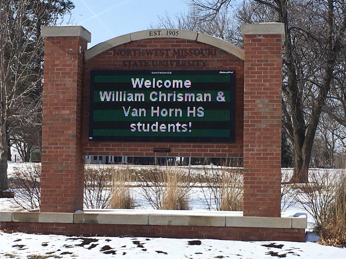 So cool! <a href="/NWMOSTATE/">Northwest Missouri State University</a>