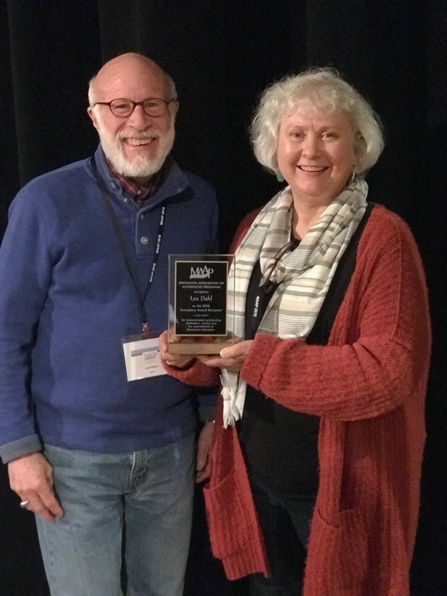 jonwvoss's tweet photo. Congratulations Lea Dahl--MAAP 2018 Exemplary Award winner! #287edchat https://t.co/ei24JqObSx