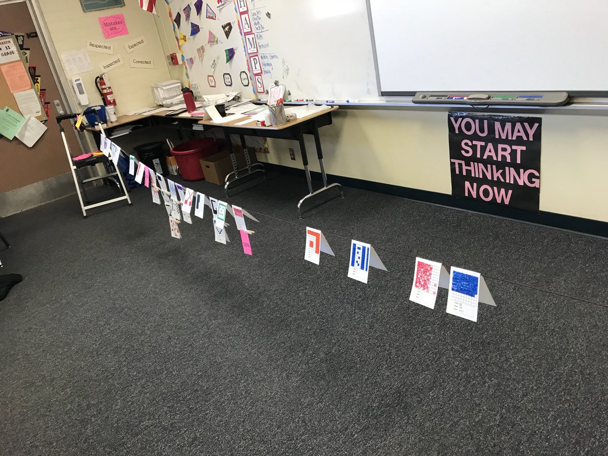 KristenMAcosta's tweet photo. It’s always a good day for #clotheslinemath (relating % to fractions and decimals) #iteachmath #mtbos @MathProjects @mr_stadel @danluevanos https://t.co/EELVfauyIg