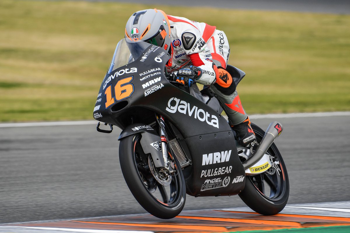VRRidersAcademy's tweet photo. Valencia Test 🏁 
⏱ combinati delle tre giornate 👇🏻
@M16NO P14 1'40.516 +0.901 
#Moto3 @AngelNietoTeam https://t.co/6vVXwYQjGl