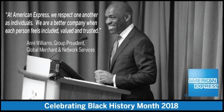 American Express on Twitter: "Anré Williams shares his views on the culture  of American Express. #BlackHistoryMonth… "