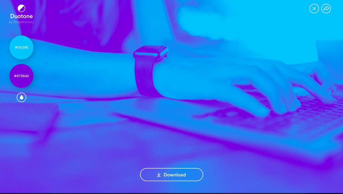 SaneandAble's tweet photo. Very nice site to make any image Duotone in seconds! expect the world of webdesign to go duotone crazy now it's so accessible! https://t.co/CBLGENiWXv #design #inspiration #photography #photoshop https://t.co/hvlyJo2jvM