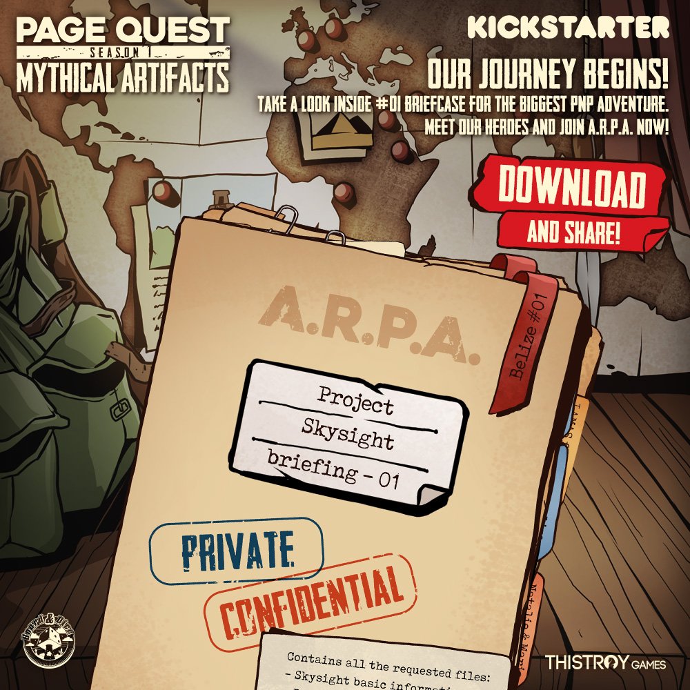 BoardAndDice's tweet photo. https://t.co/lgQzlKzbZq
We’ve prepared a great chunk of story for Page Quest that we want to share! It's an introduction to the 1st adventure! Take a look inside the files and help us spread them as they're the part of our first social media stretch goal! https://t.co/C00azrYpVd https://t.co/KCURDagbRt