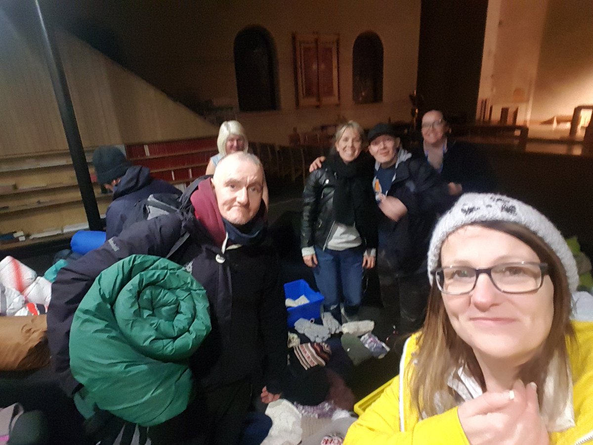 MagsSanders's tweet photo. Health screening out on the streets of Wigan and @JoshuaDenWigan , lots of warm clothes and sleeping bags donated from Child physiotherapy via Laura .Thank you so much everyone! @Bridgewater_NHS @kathryncunliffe @Mishr85 @ColinScales1 @AndyBurnhamGM #endhomelessness #NHS https://t.co/jwROogZkzu